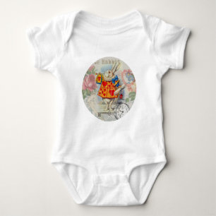 Vita Kanin Hjärter Alice Classic Tee Shirt
