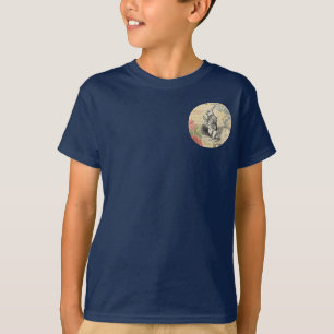 Vita kaninen Alice i Underlandet Konsten T-shirt