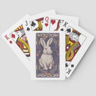 Vita kaninen casinokort