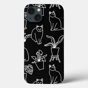 Vita katter i svart