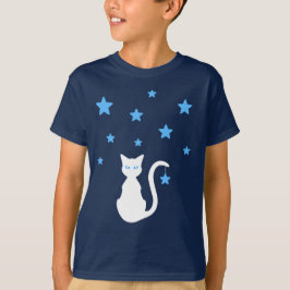 Vita kattstrålar T-Shirt (barn)