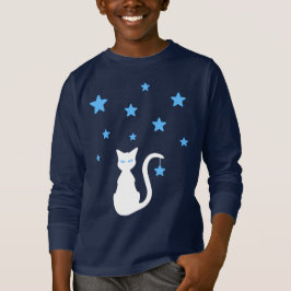 Vita kattstrålar T-Shirt (barn)