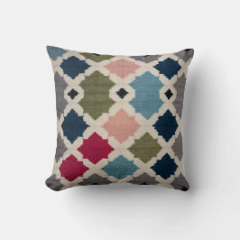 Vita Kilim Pillows med Arabiska Geometric Sophisti Kudde