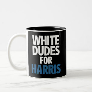 Vita killar för Harris Kamala Harris 2024 års val Två-Tonad Mugg