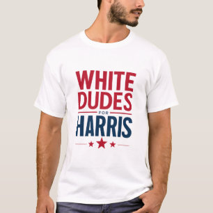 Vita killar för Harris val Kamala Harris 2024 T Shirt