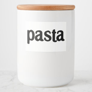 Vita köksbehållare för keramik mat etiketter