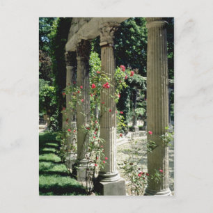 Vita kolumner och ro - Parc Monceau, Frankrike flo Vykort