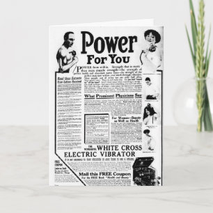 Vita Kor elektriska Vibrator Kort