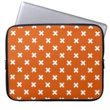 Vita kor stygn på bränd orange