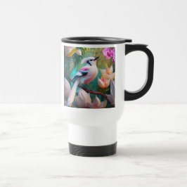 Vita, , krökta Fantasy Bird Resemugg