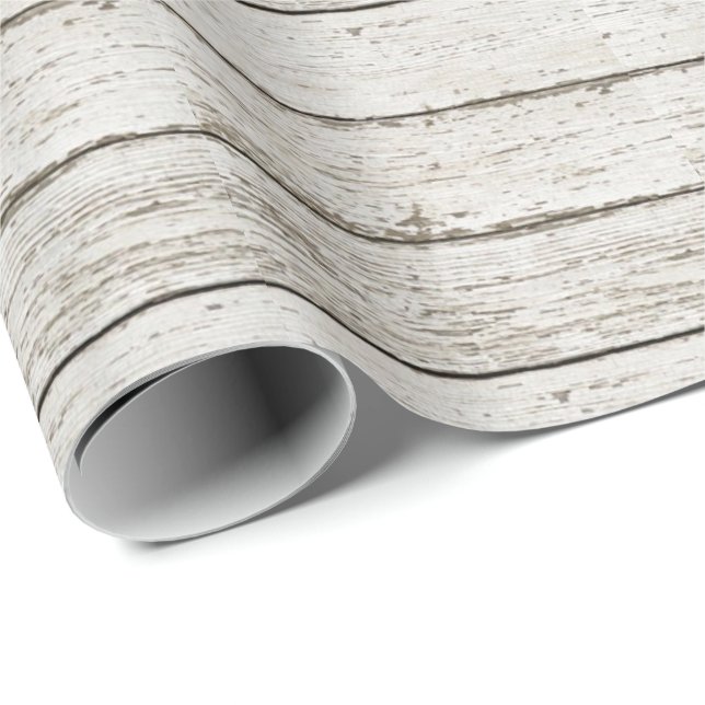 Vita ladugårdshällans bröllopsförmån för rustiska  presentpapper (Rullad Hörn)