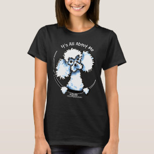 Vita Leksak Pudel allt om mig Passande T Shirt