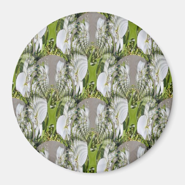 Vita Lilies..... Magnet (Framsidan)