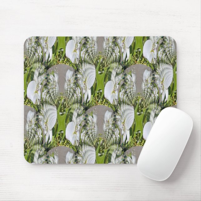 Vita Lilies.... Musmatta (Med mus)