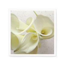 Vita lilies ovanifrån