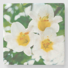 Vita liljor - Kärlekens symbol Stenunderlägg