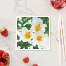 Vita liljor - Lilium candidum Pappersservett