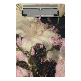 Vita liljor på mörk bakgrund blomsterkonst