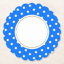 Vita, ljusblå, Polka dots Vita centret