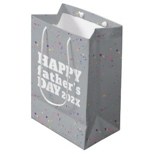 Vita Lycklig Fars dag Grunge Paint Splatter