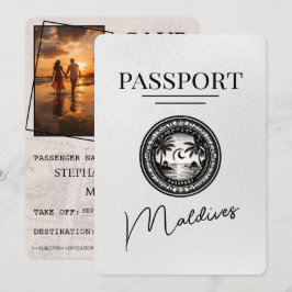 Vita Maldivernas pass Spara datum Datumet