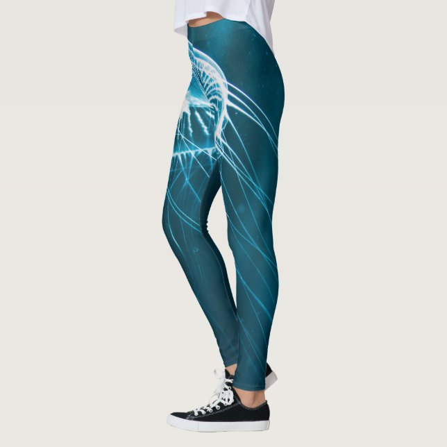 Vita maneter leggings (Vänster)