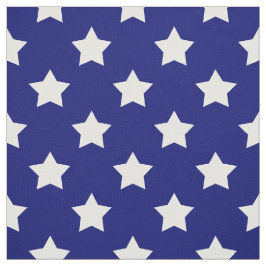 Vita marinblå stjärnor Mönster dekorativ textil