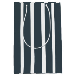 Vita marinblått Lodrät Rand Mönster