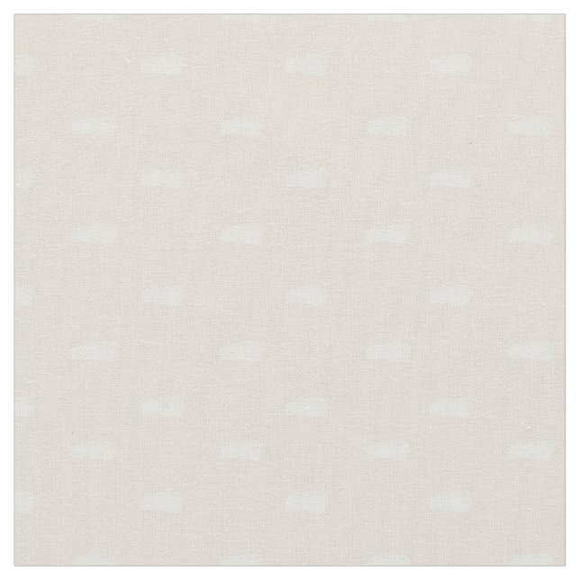 Vita minimalistiska streck på beige tyg (Närbild)