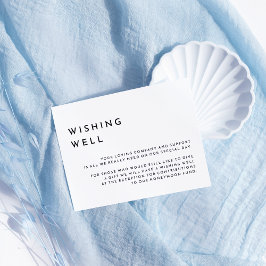 Vita, modern, djärvhet i Bröllop Tilläggskort