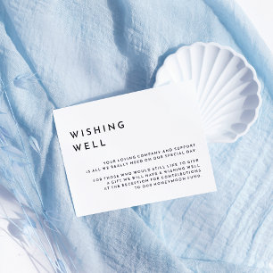 Vita, modern, djärvhet i Bröllop Tilläggskort