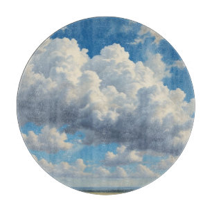 Vita moln och Clear Blå himmel