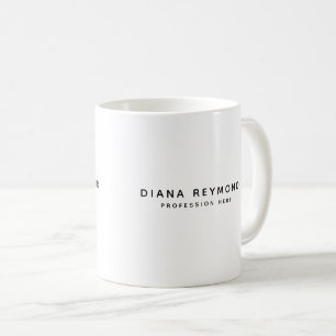 Vita mugg med namn och yrke