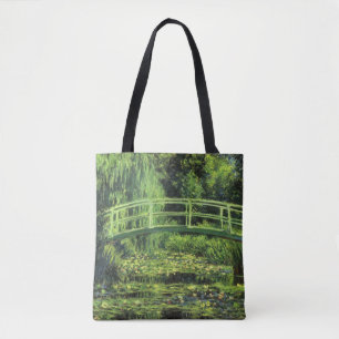 Vita näckrosor av Claude Monet, Vintage Art Tygkasse