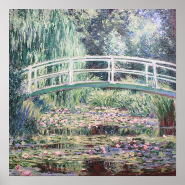 Vita Näckrosor | Claude Monet Poster (Framsidan)