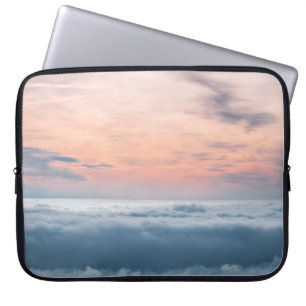 VITA NEDLÄGGNINGAR UNDER DAGEN I LANDSCAPE-FOTOGRA LAPTOP FODRAL