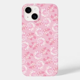 Vita nejlikor på blekens rosa