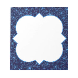 Vita och blå Blommigten Gräns, Anteckningsblocket Anteckningsblock