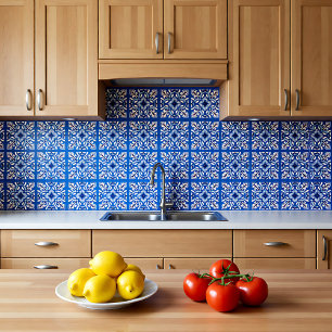 🤍 Vita och blå Porto Azulejos Kakelplatta