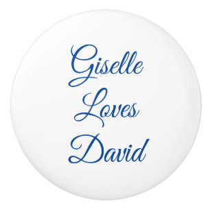 Vita och blå romantiska knopp