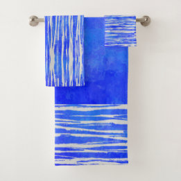 Vita och blå stripe Mönster