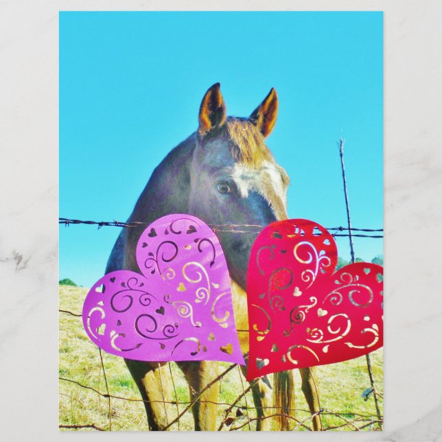 Vita och bruna Valentine Hearts (Framsida)