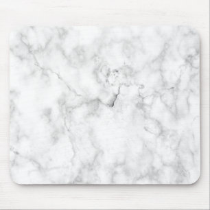 Vita och grått faux marble struktur musmatta