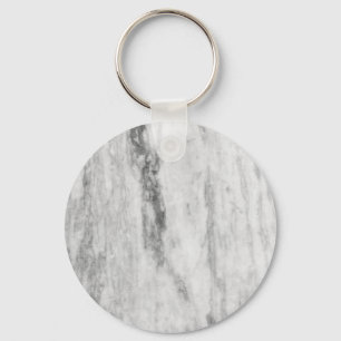 Vita och Grått Marble Struktur Mönster Nyckelring