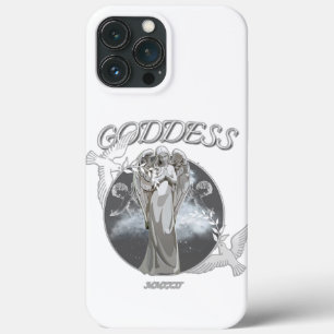 Vita och Grått Modern Goddess iPhone 13 Pro-Casese