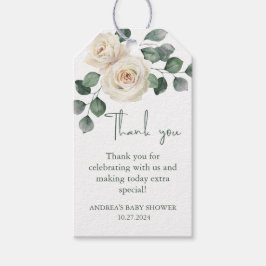 Vita och Grönt Ro Tack Presentetikett