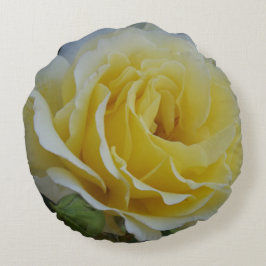 Vita och Gul ros Dekorativ kudde