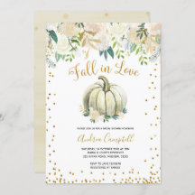 Vita och Guld i Kärlek Möhippa Inbjudan