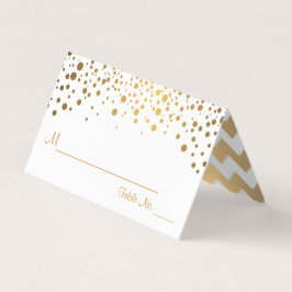 Vita och Guld Konfetti 2 | Placera kort