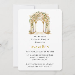 Vita och Guld kyrkans Möhippa Inbjudningar